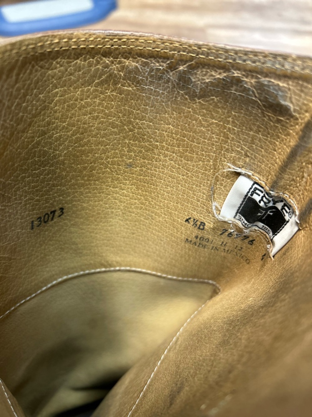 Frye Lindsay Plate Riding Boot- Brown - Picture 7 of 10